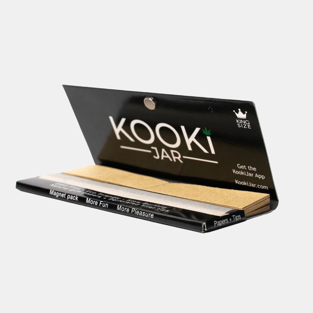 KookiJar Royal | King Sized Hemp Rolling Papers (4 pack)
